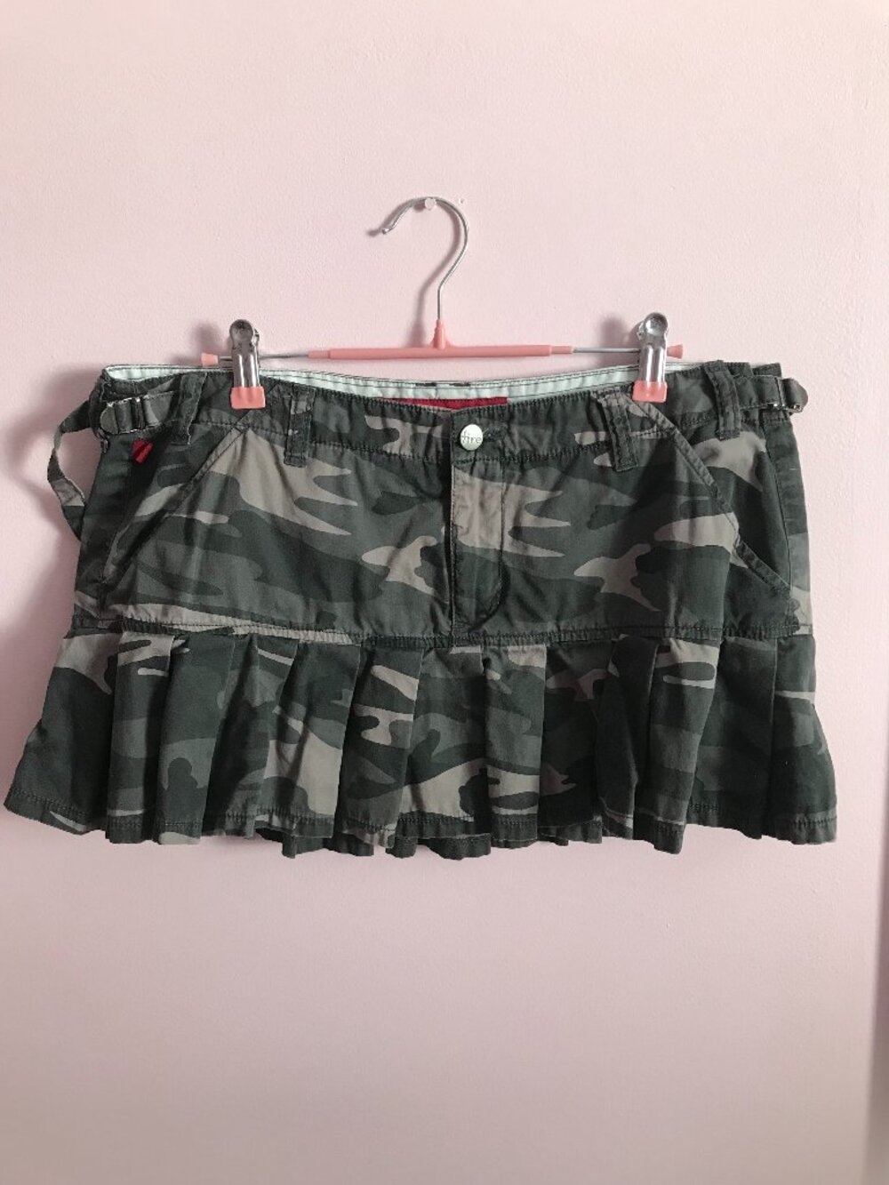Fire Jeans Camo Mini Skirt